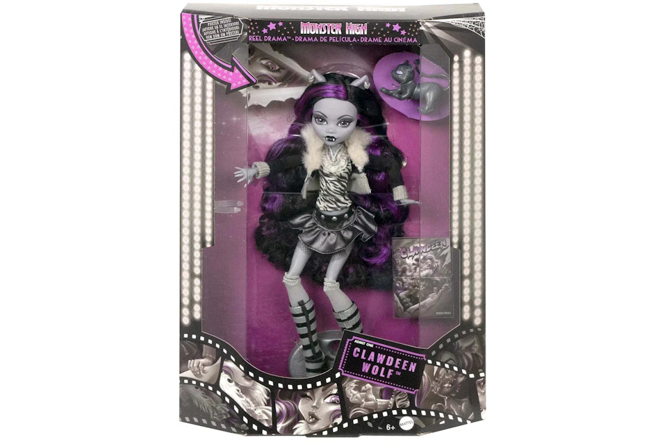 Mattel Creations Monster High Reel Drama Clawdeen Wolf Doll