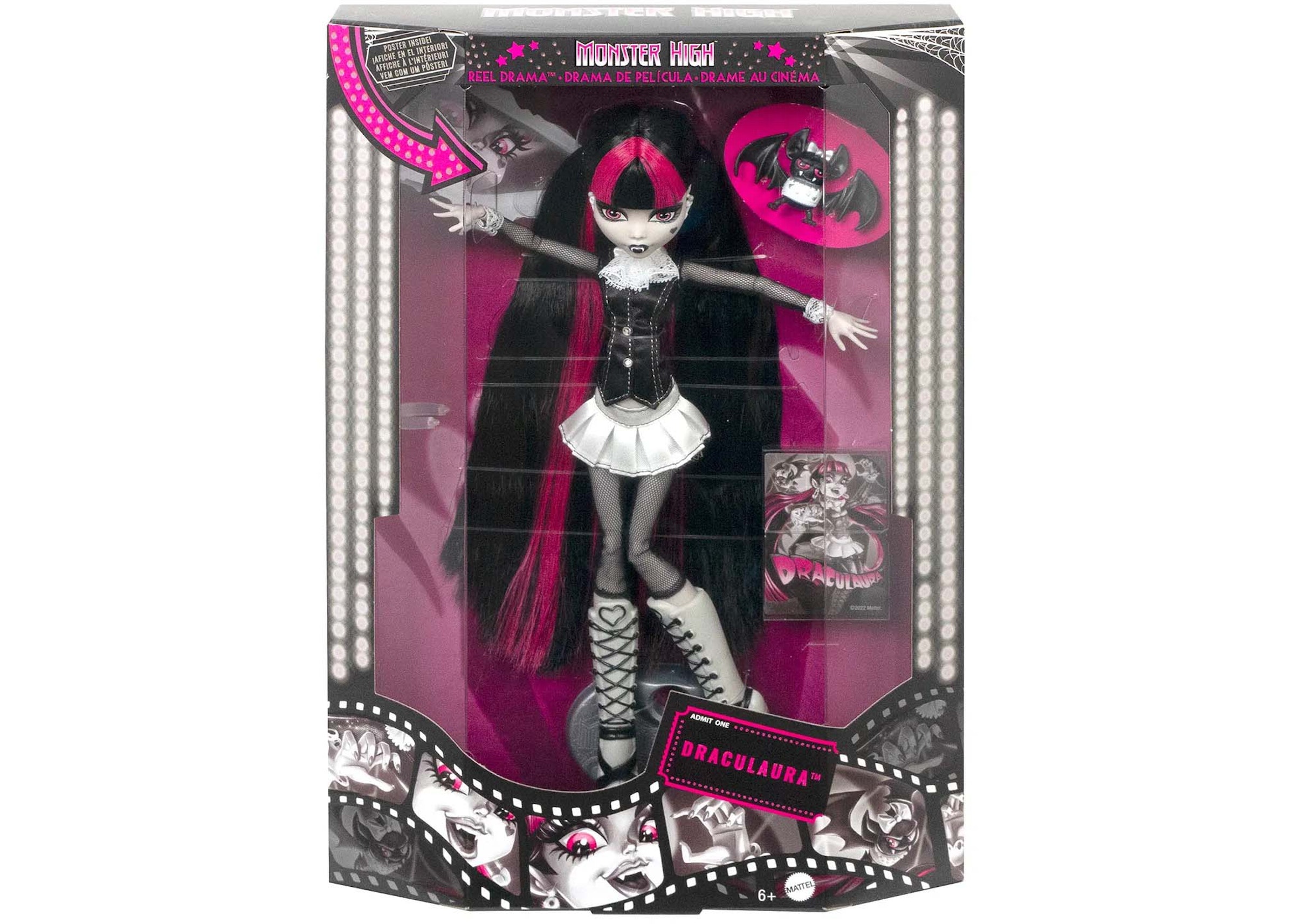 Mal humor Trascender conveniencia Mattel Creations Monster High Reel Drama Draculaura Doll - FW22 - US