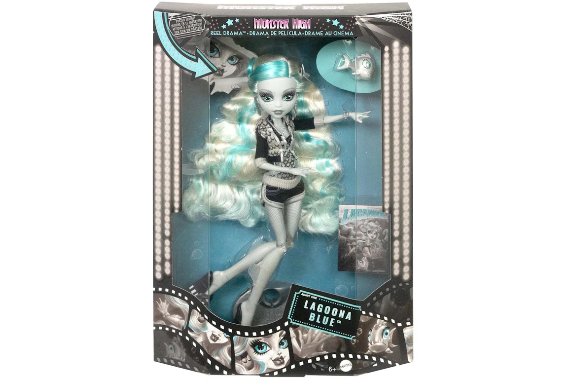 Mattel Creations Monster High Reel Drama Lagoona Blue Doll
