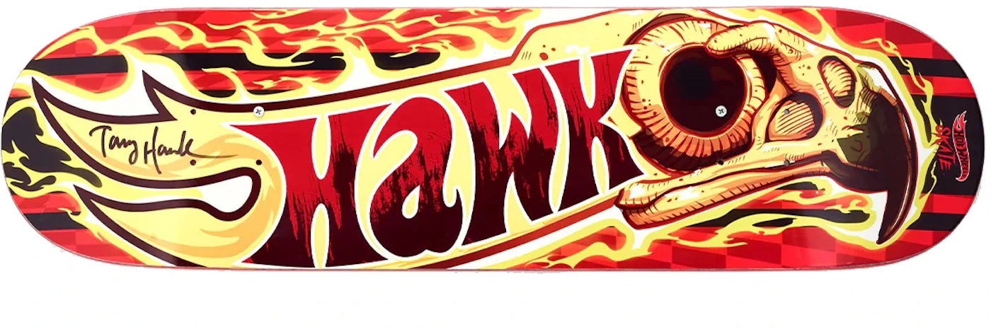 Mattel Creations x Hot x Hawk Fingerboard Signed Tony Skateboard Deck (Edition of 100) - US