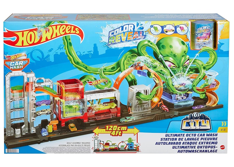 Hot Wheels City Ultimate Octo Car Wash Playset FW21 US