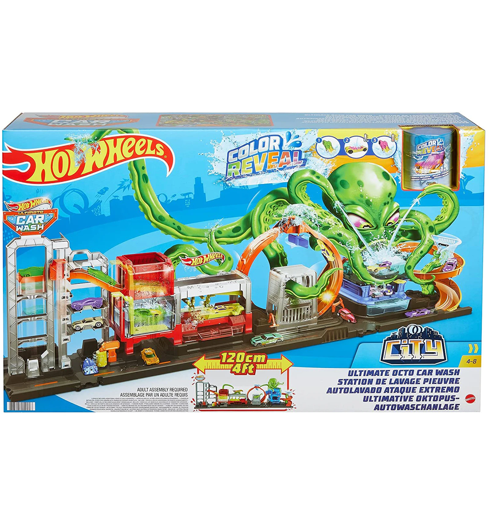 Hot Wheels City Ultimate Octo Car Wash Playset - FW21 - CN
