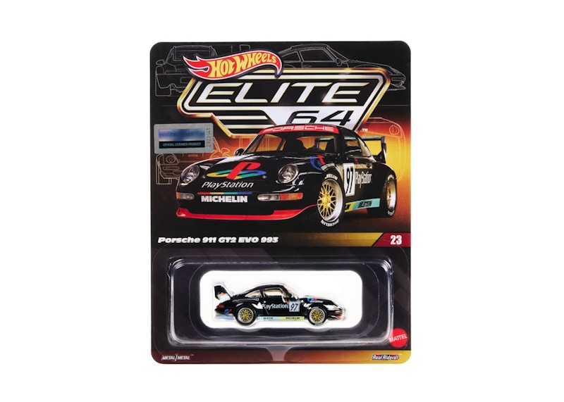 Mattel Hot Wheels Elite 64 Porsche 911 GT2 EVO 993