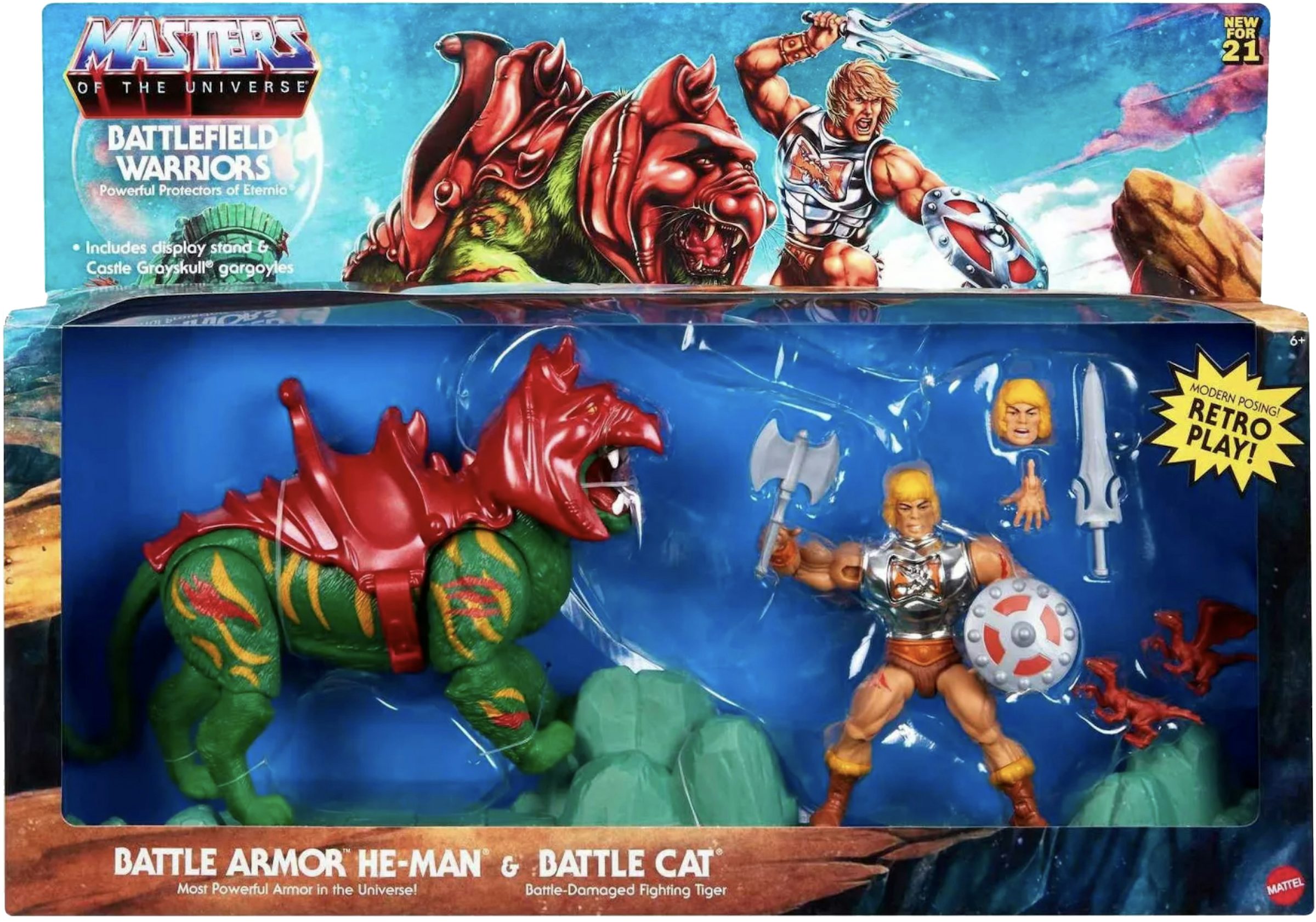 Mattel Masters of the Universe Origins Battlefield Warriors Figure