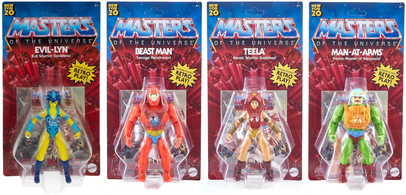 Masters of the Universe Origins Action Figure Wave 14 Case of 4