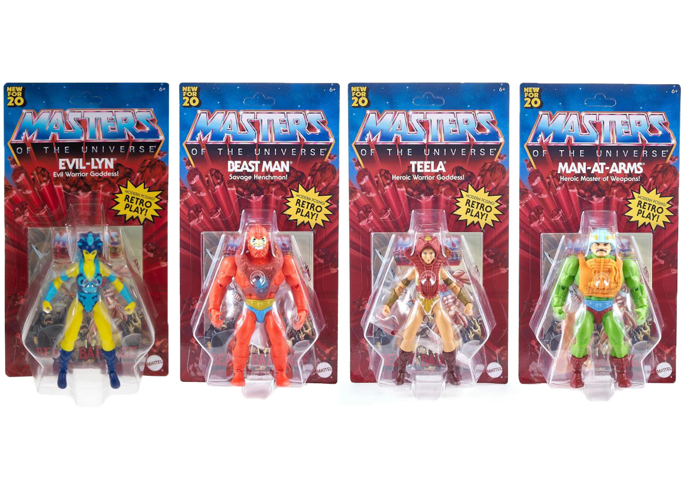 Mattel Masters of the Universe Origins Wave 1 4-Pack Action Figure