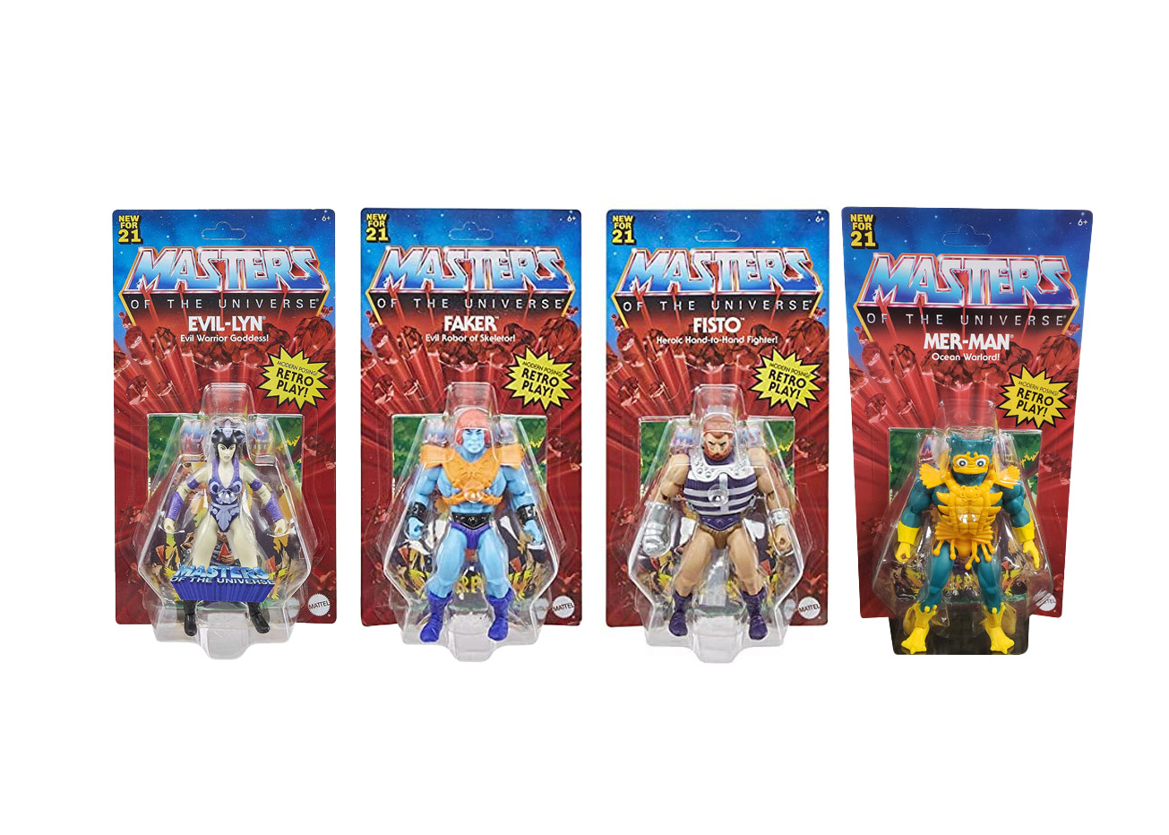 Mattel Masters of the Universe Origins Wave 5 4-Pack Action Figure