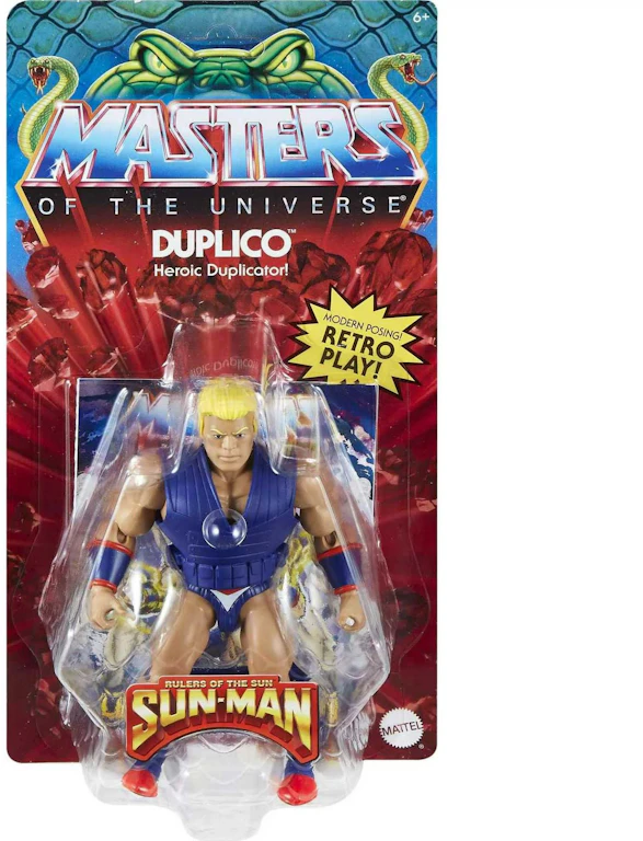 Mattel Masters of the Universe Ruler of the Sun-Man Duplico Action ...