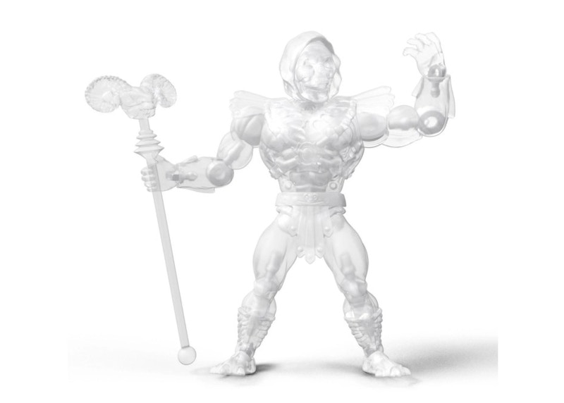 mattel clear skeletor