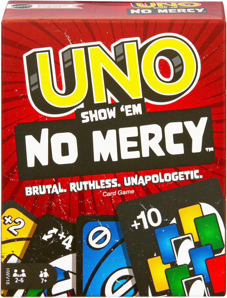 Mattel UNO Show 'em No Mercy Card Game - MX