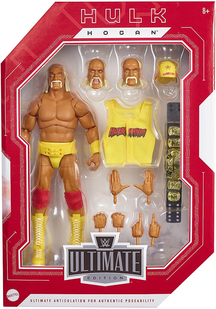 Mattel Wwe Ultimate Edition Hulk Hogan Amazon Exclusive Action Figure Fw21