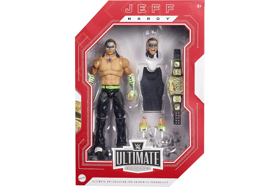 Mattel WWE Ultimate Edition Jeff Hardy Amazon Exclusive Action Figure
