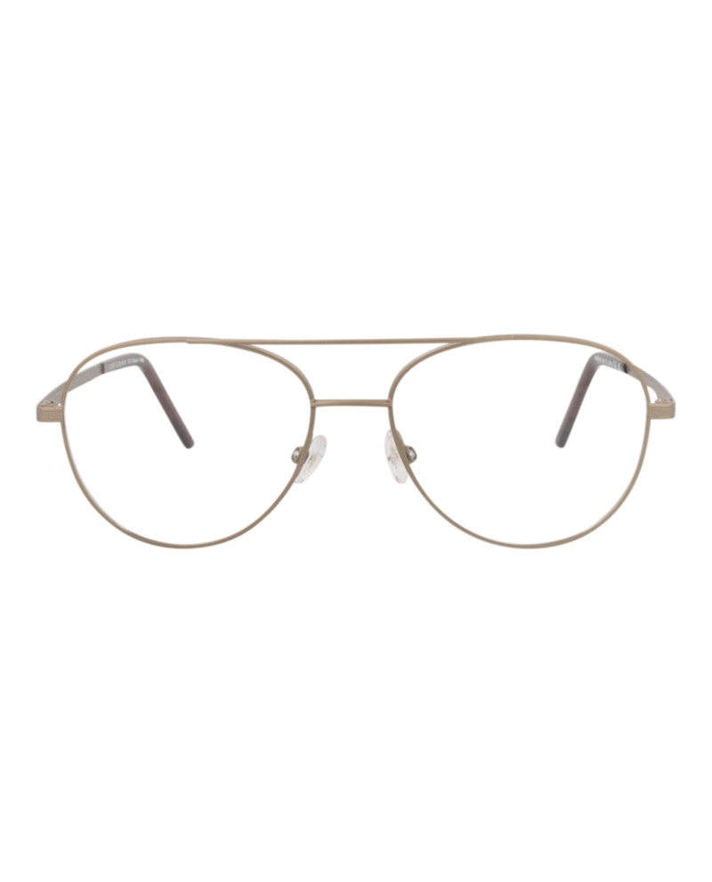 Pre-owned Maui Jim Aviatorframe Stainless Stee Shirtl Optical Frames In Sand Sand Transparent (mjo2144/01)