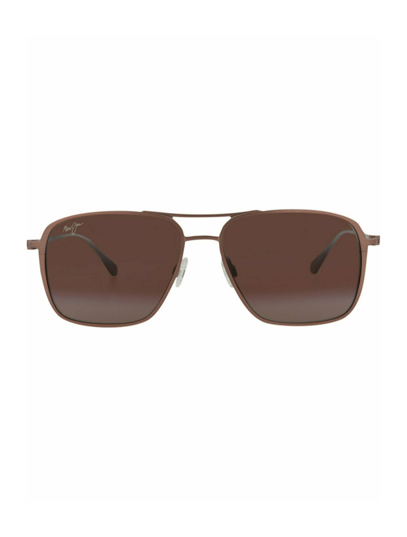 Maui Jim Aviator-Frame Titanium Sunglasses Red/Red/Rose (R541N-19A)