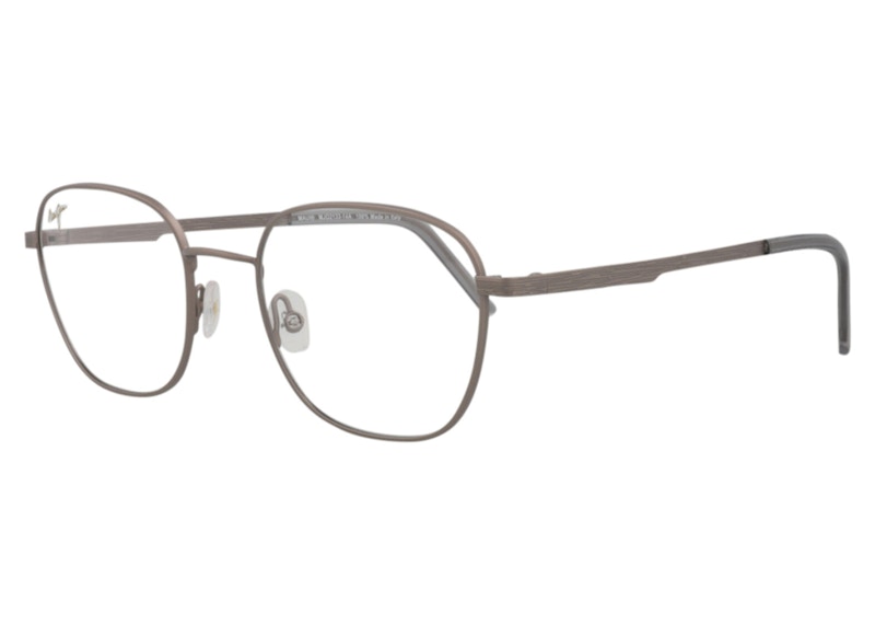 Maui Jim Round Eyeglasses Grey/Grey/Transparent (MJO2133-14A)