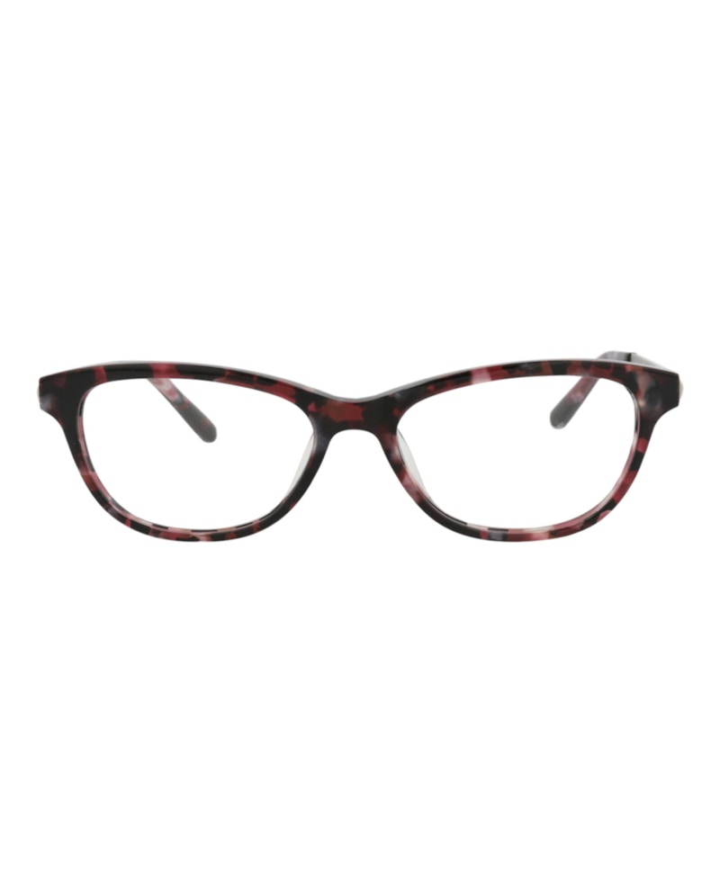 Pre-owned Maui Jim Roundframe Acetate Optical Frames In Mauve Tortoise Silver Transparent (mjo2224/28)