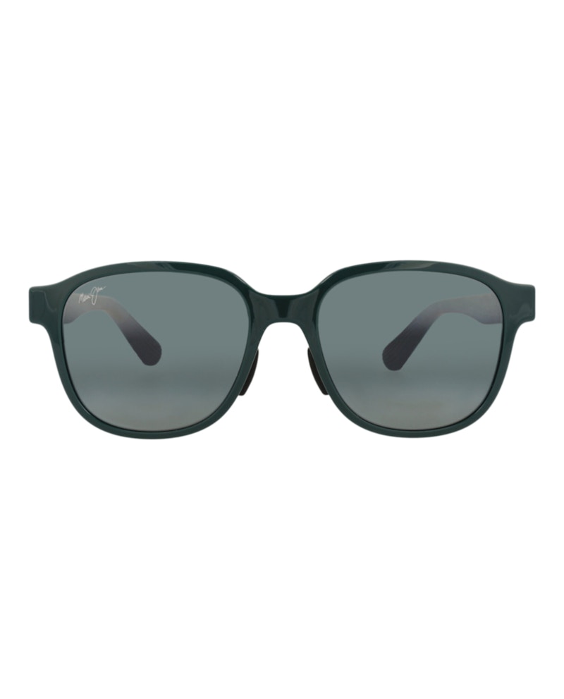 Pre-owned Maui Jim Roundframe Injection Sunglasses In Green Green Grey (649/15)