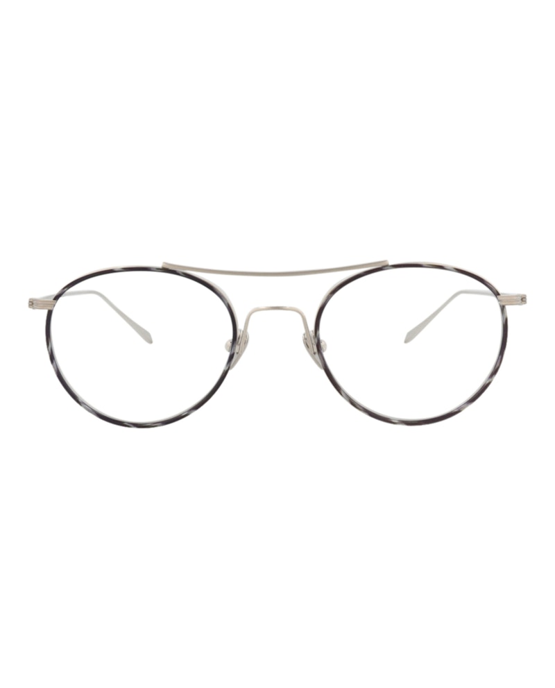 Pre-owned Maui Jim Roundframe Titanium And Nylon Optical Frames In Grey Silver Transparent (mjo2419/17a)