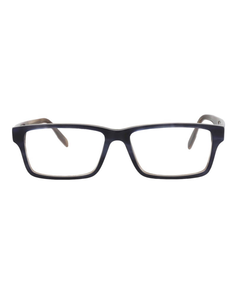 Pre-owned Maui Jim Men's Squareframe Acetate Optical Frames In Blue Blue Transparent (mjo2120/03g)