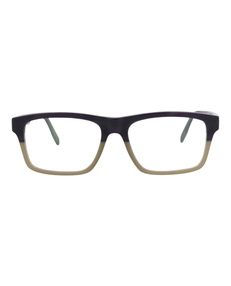 Pre-owned Maui Jim Men's Squareframe Acetate Optical Frames In Green Green Transparent (mjo2124/95)