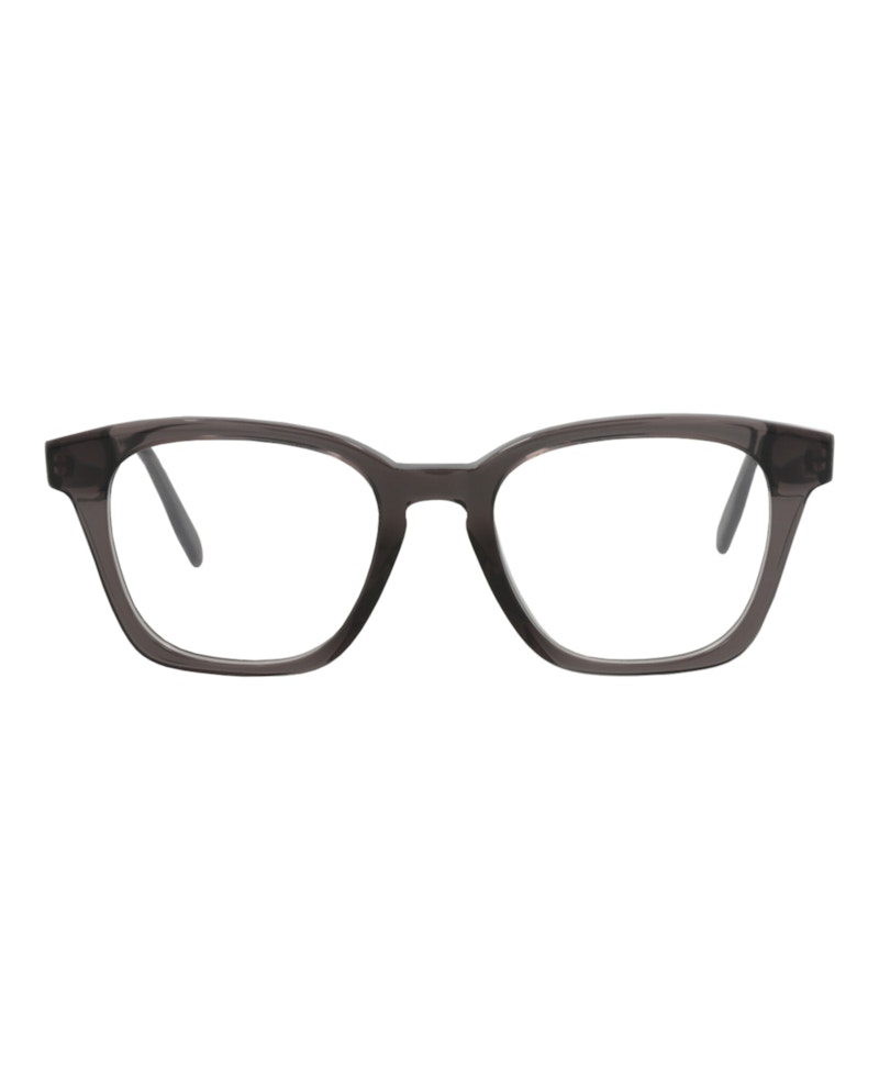 Pre-owned Maui Jim Squareframe Acetate Optical Frames In Grey Grey Transparent (mjo2121/11)