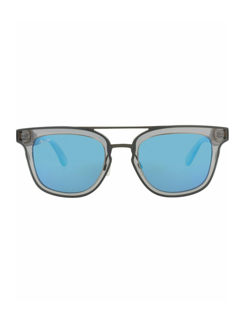 Maui Jim Square-Frame Acetate Sunglasses Grey Grey Blue Maui Jim Square-Frame Acetate Sunglasses Grey Grey Blue