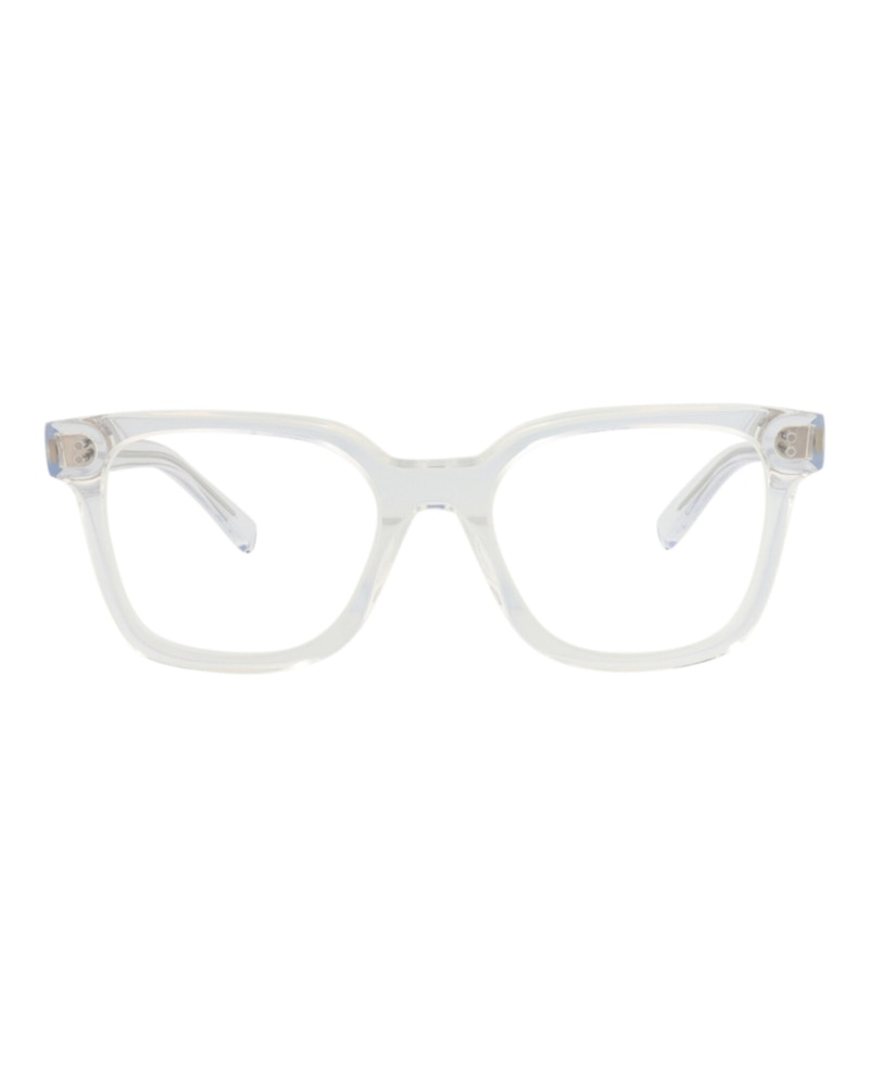 Pre-owned Maui Jim Women's Squareframe Hexetate Optical Frames In Crystal Crystal Transparent (mjo2301/05)