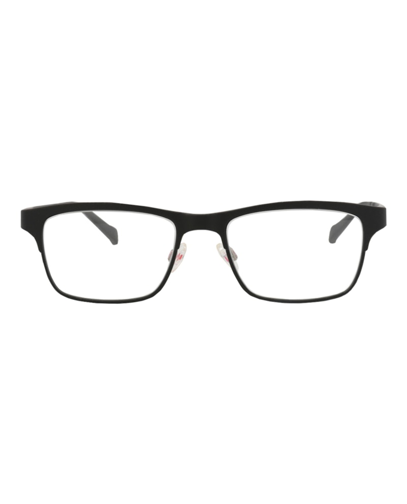Pre-owned Maui Jim Men's Squareframe Nylon Optical Frames In Black Black Transparent (mjo2601/2m)