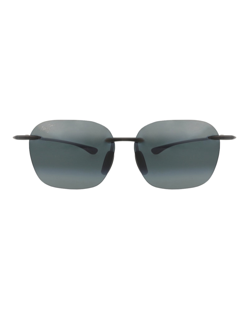 Pre-owned Maui Jim Squareframe Nylon Sunglasses In Grey Grey Grey (446/11m)