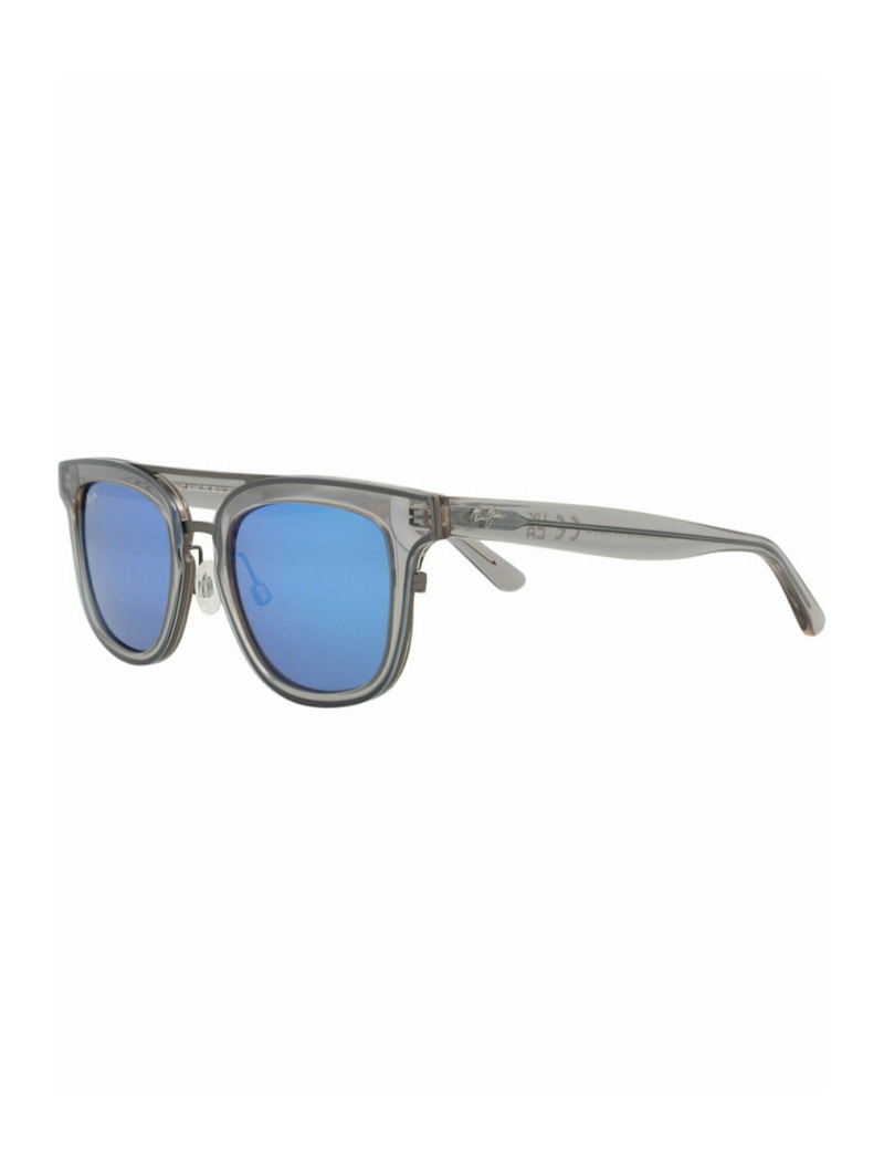 Maui Jim Square Sunglasses Grey Grey Blue B844 27G de la collection in Acetate FR