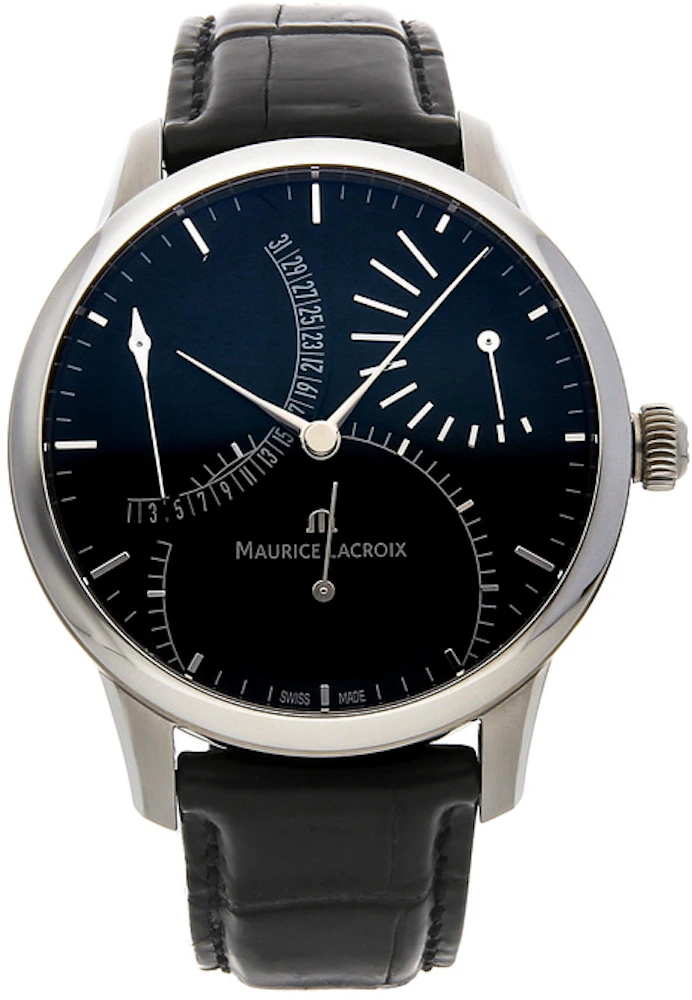 Maurice Lacroix Masterpiece Calendrier Retrograde MP6508-SS001-330 43mm ...