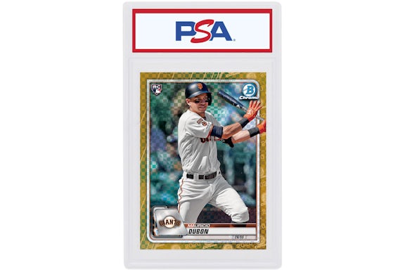 Mauricio Dubon 2020 Bowman Chrome X Rookie Gold X-Fractor /3 #38