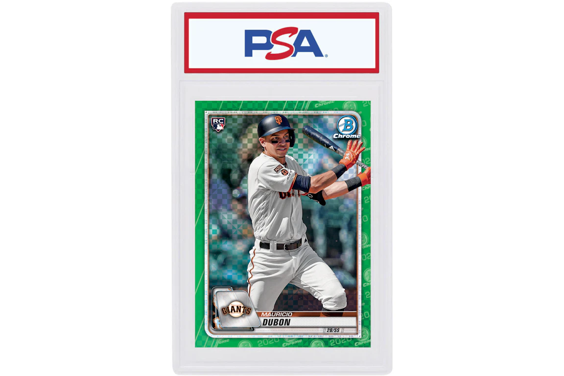 Mauricio Dubon 2020 Bowman Chrome X Rookie Green X-Fractor /31 #38