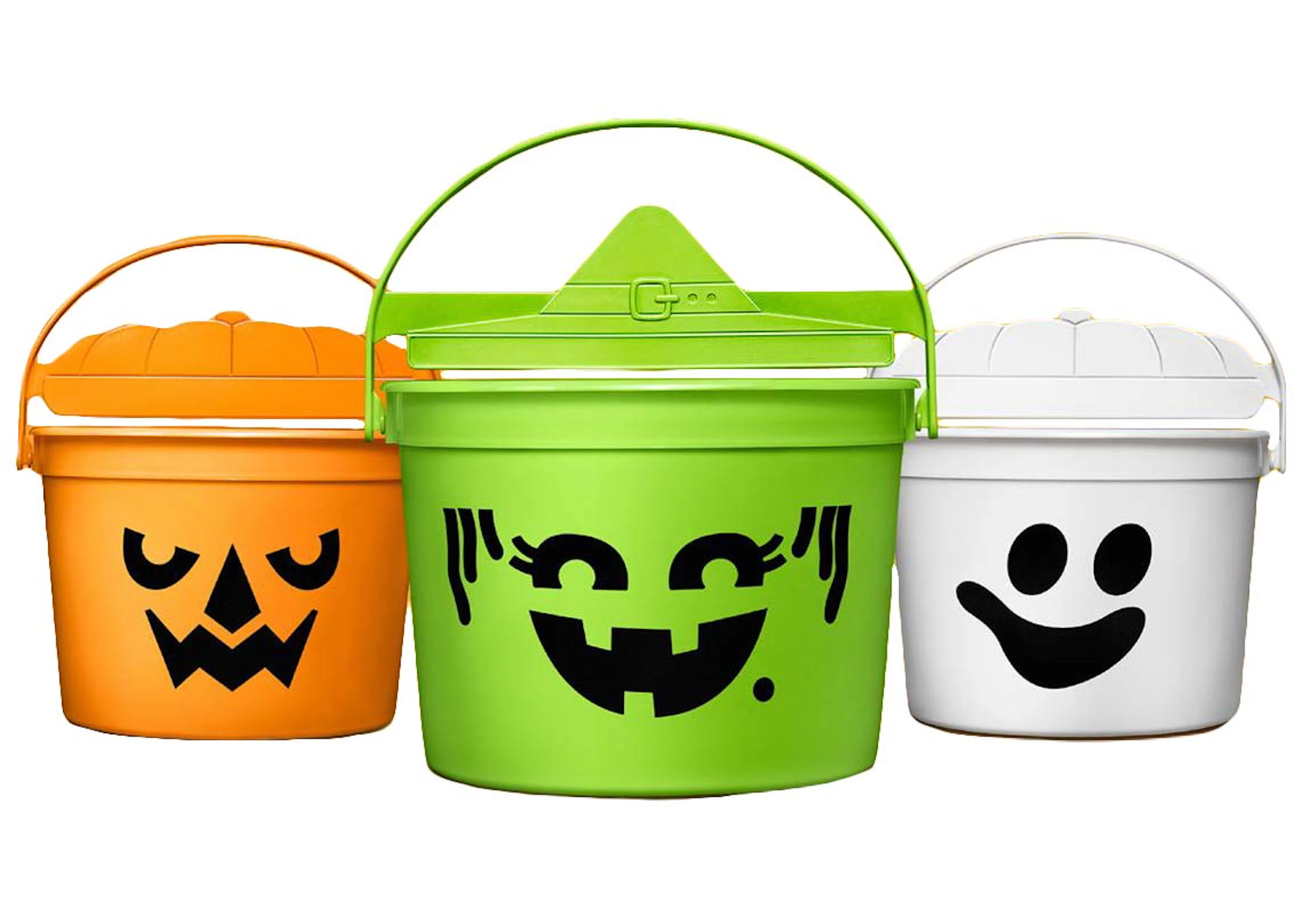 McDonald's Boo Buckets McBoo McPunk'n McGoblin Halloween Pails 2022 (Set of  3, Faces May Vary) - US