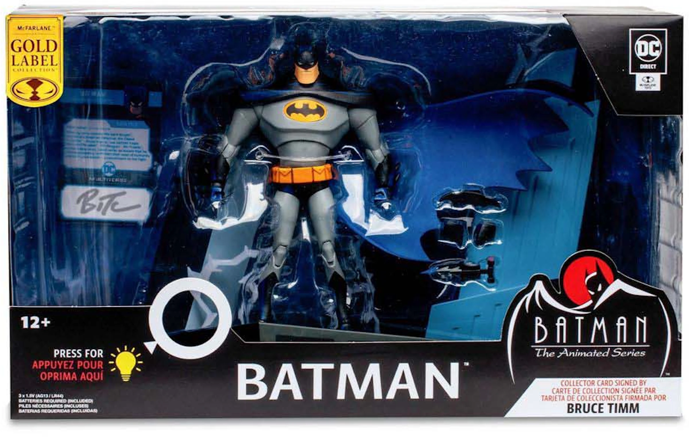 McFarlane Toys DC Comics Batman the Animated Series 30th Anniversary Gold  Label Designer Edition Signed NYCC Exclusive Action Figure - US