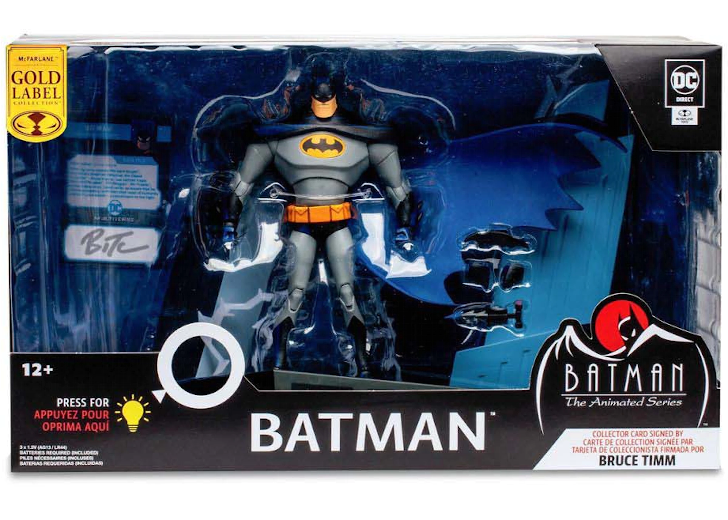 McFarlane Toys DC Comics Batman the Animated Series 30th Anniversary Gold  Label Designer Edition Signed NYCC Exclusive Action Figure - US
