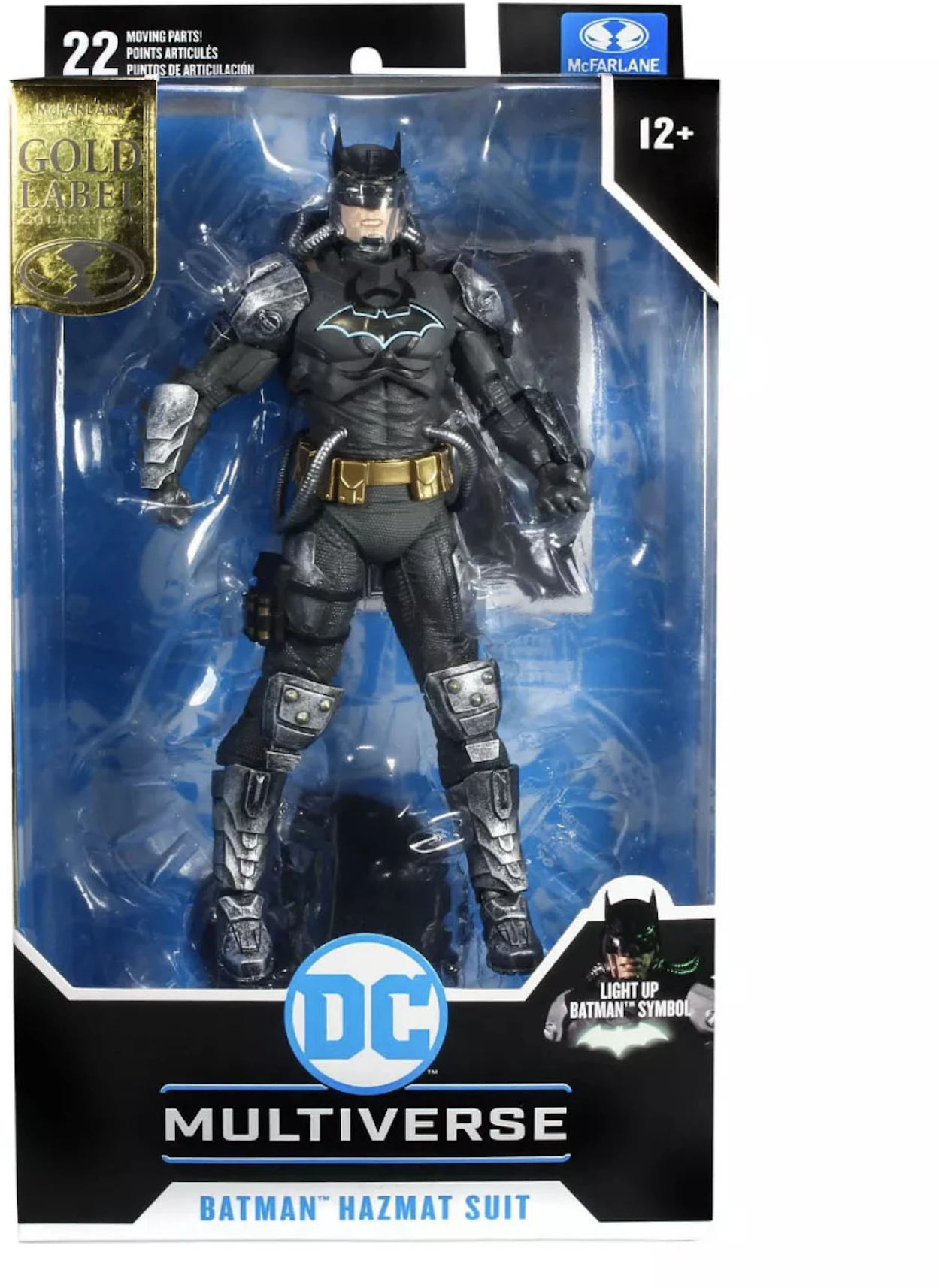 McFarlane Toys DC Comics Multiverse Batman Hazmat Suit Gold Label 7 Inch  Action Figure Black - FW21 - US