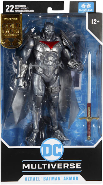 McFarlane Toys DC Multiverse Azrael Batman Armor (Gold Label) Action Figure  Silver - FW21 - US
