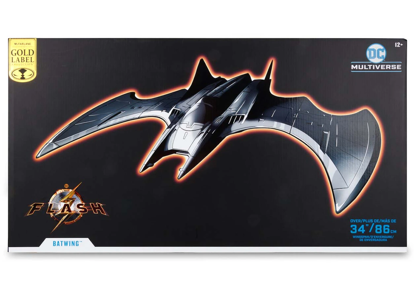 McFarlane Toys DC Multiverso The Flash Batwing Dorado Label