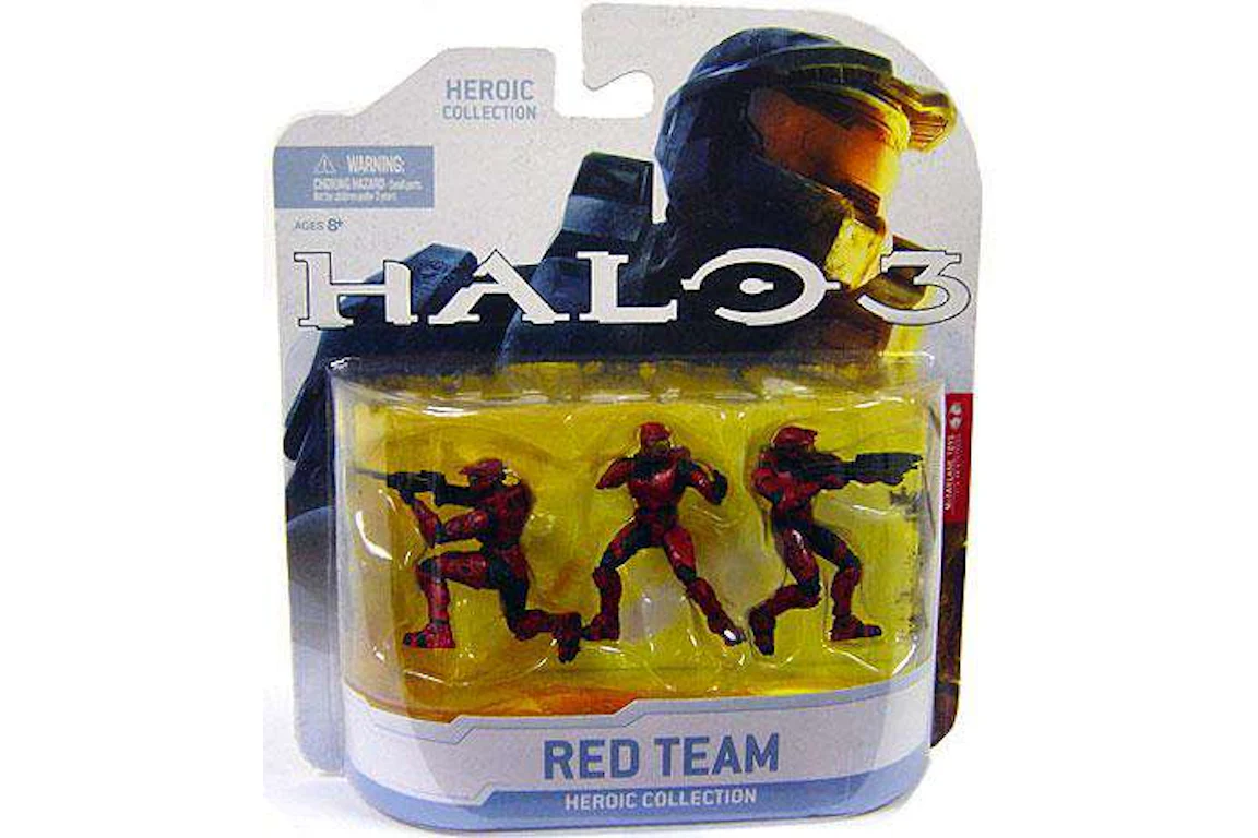 McFarlane Toys Halo Heroic Collection Red Team Mini Figure 3-Pack - US