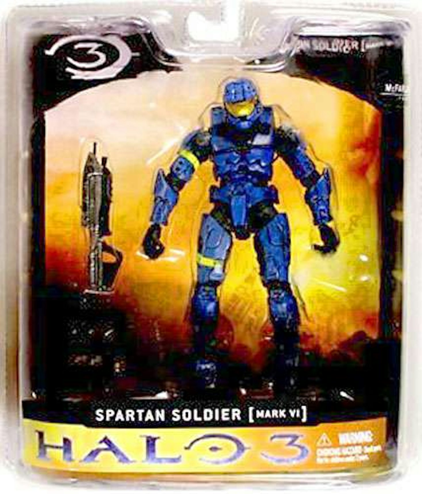 Halo 3 Series 2 Red CQB Spartan Soldier Action Figure
