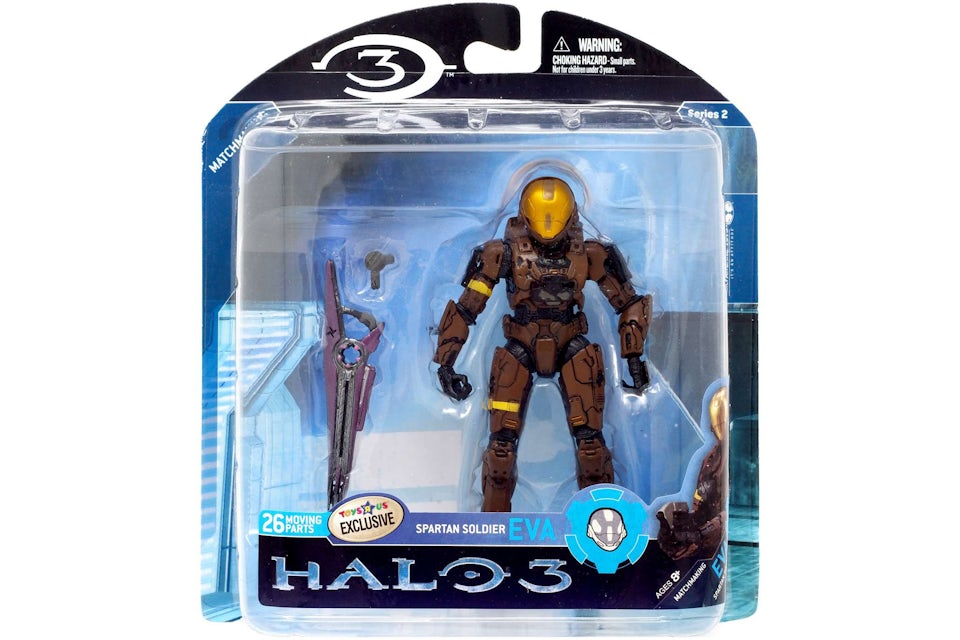 McFarlane Toys Halo Series 2 Spartan Soldier EVA Brown Toys 'R Us