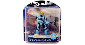 McFarlane Toys Halo Series 3 Spartan Soldier EVA Cyan Walmart Exclusive Action Figure