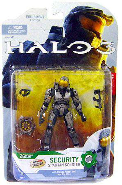Onophoudelijk Betrokken vaardigheid McFarlane Toys Halo Series 4 Spartan Soldier Security Steel GameStop  Exclusive Action Figure - US