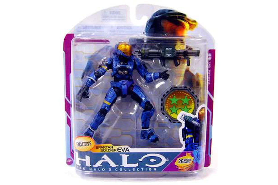 McFarlane Toys Halo Series 6 Medal Edition Spartan Soldier EVA Blue ...