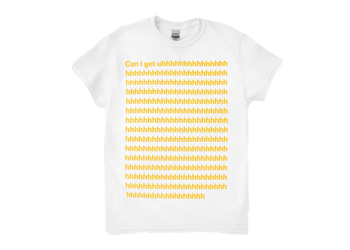 Mcdonald's Can I Get Uhhhhhhhhhhh T-shirt White Men's - SS22 - US