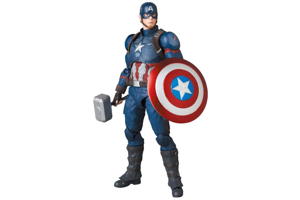 rebanada Imperativo Aliviar Medicom Avengers: Endgame MAFEX No.130 Captain America Action Figure - SS21  - ES