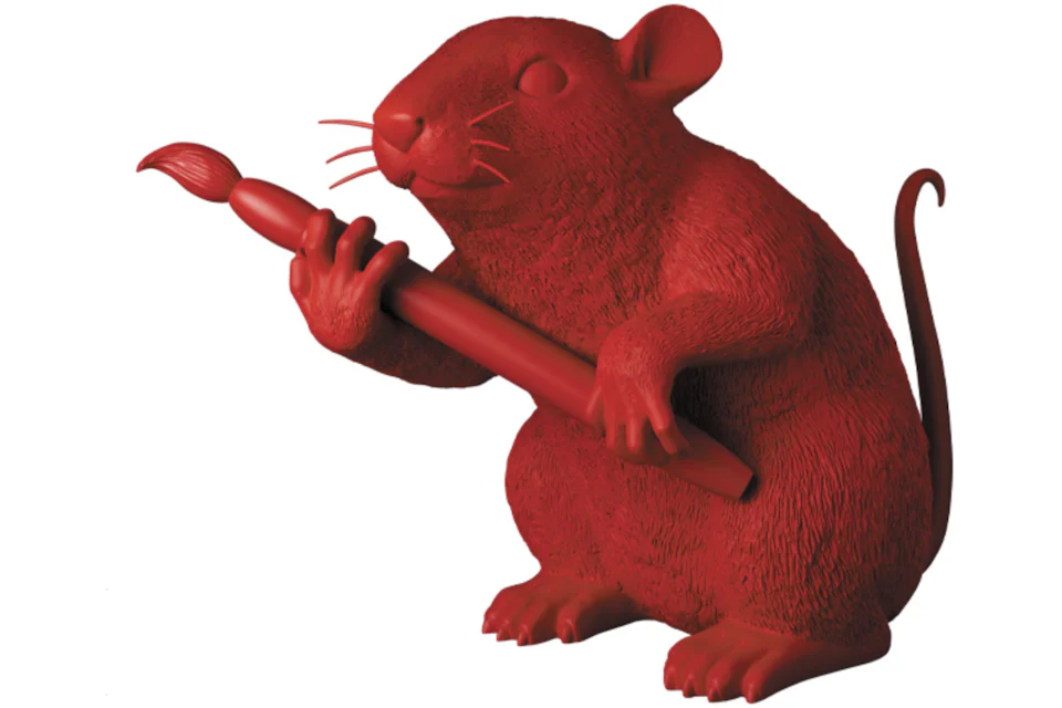 Banksy Medicom Love Rat Figure Red