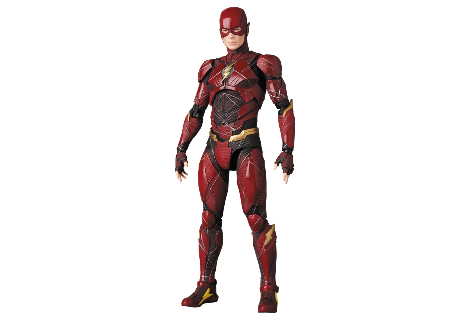 Mafex No 058 DC Comics Justice League The Flash Action Figure Toy New In Box 