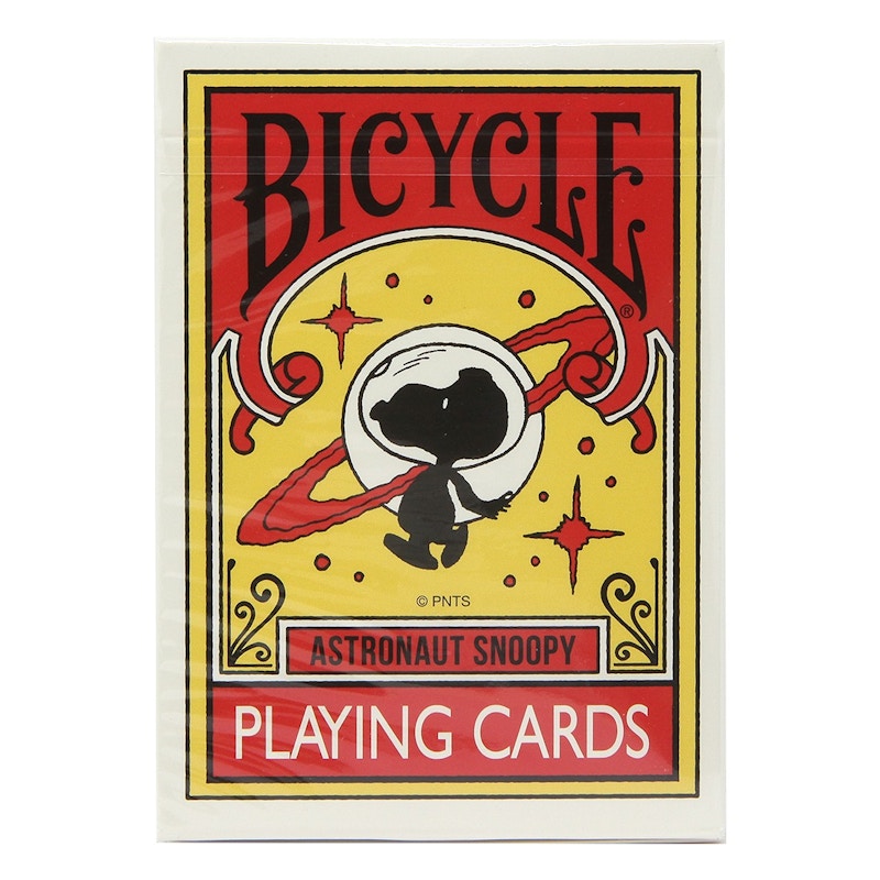 Medicom Peanuts Astronaut Snoopy Bicycle Playing Cards - US